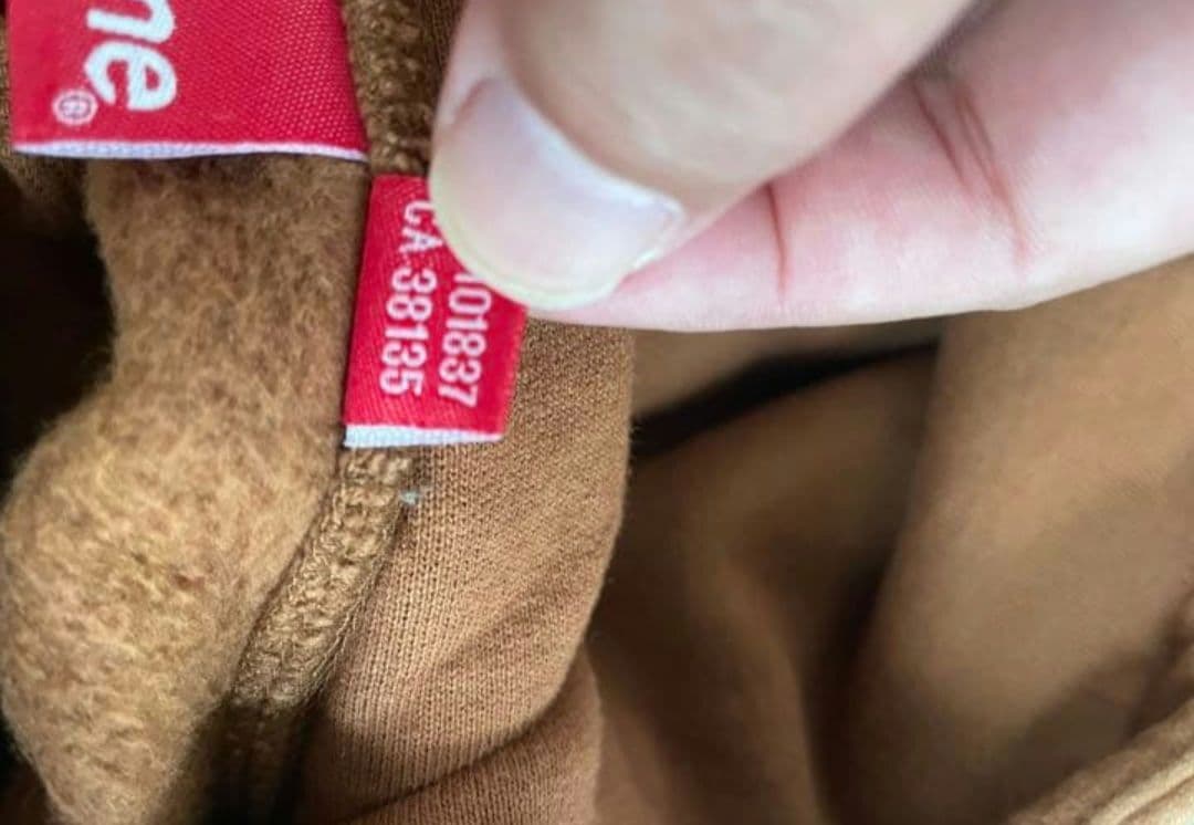 2017 シュプリームボックスロゴパーカー 茶 ティファニーブルー - メルカリ