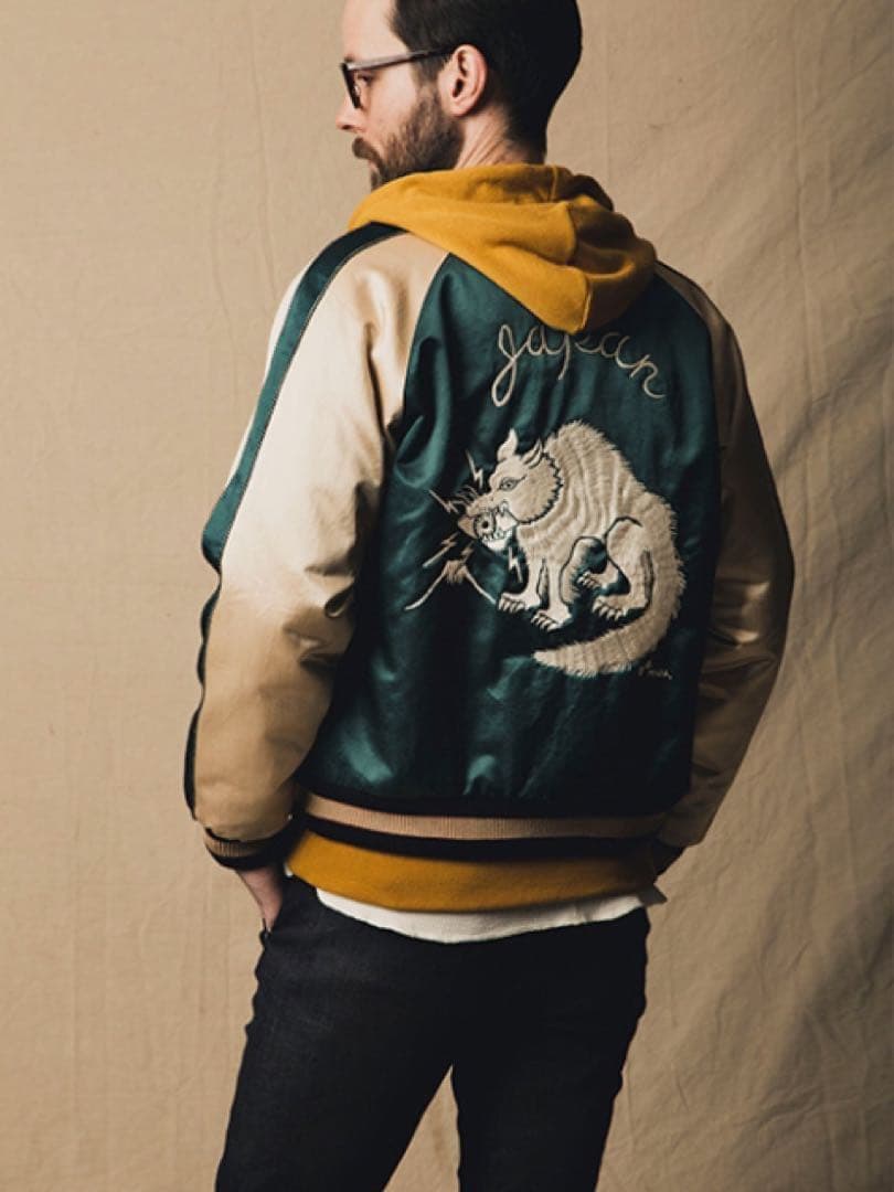 mr.olive スカジャン　スーベニアジャケット　ブルゾン