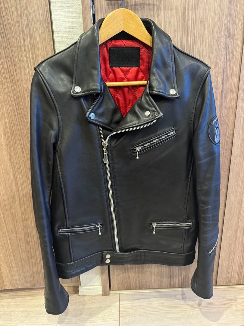 カウレザー　牛革　レザーライダース　ローリングストーンズコラボ　ヴィンテージ The Rolling Stones×JACKROSE 2017A/Wコレクションより、待望のレザー