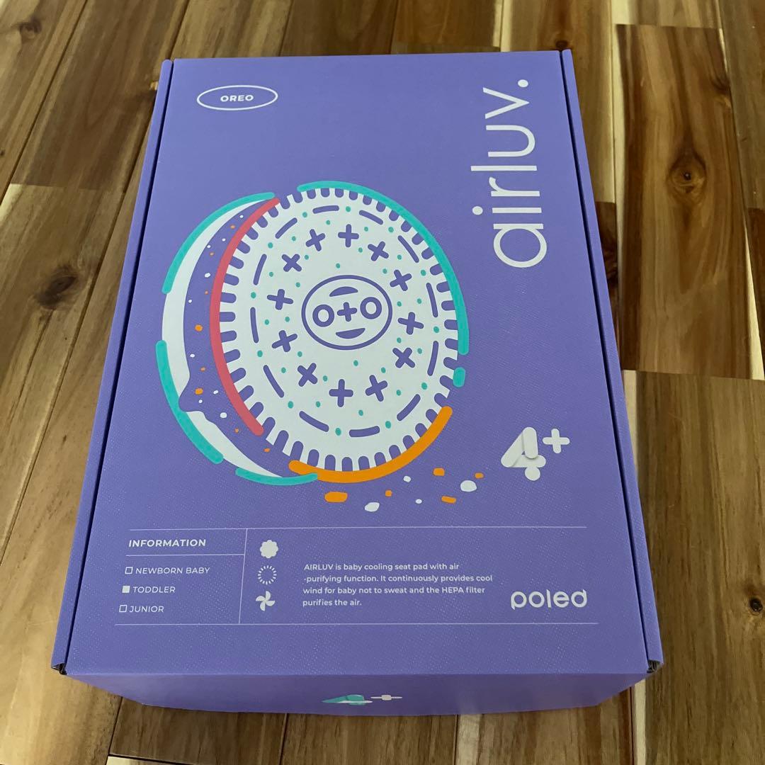 【新品 未開封】エアラブ4プラス クッキーアンドクリーム airluv4+ oreo | エアラブ4プラス オレオ 送風機付きクールシート