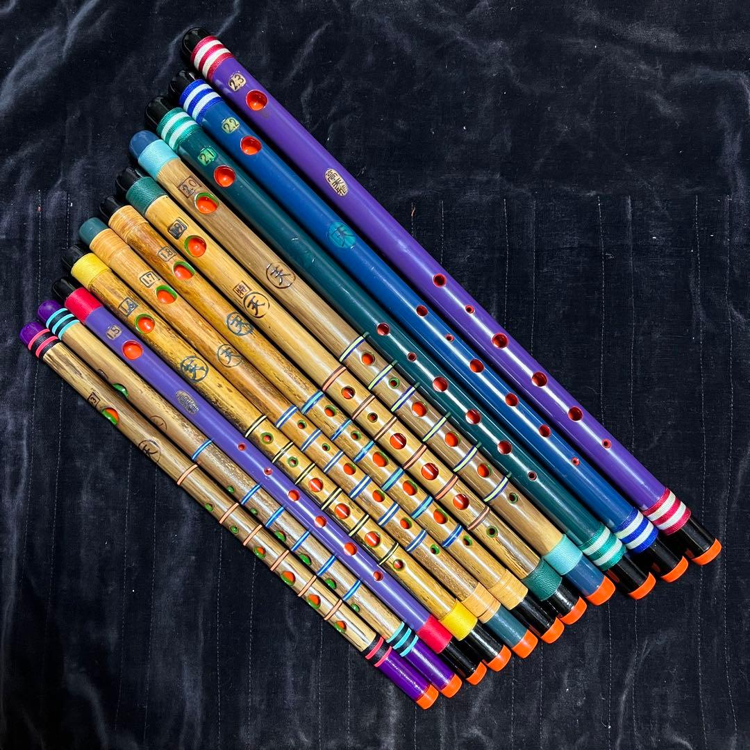 篠笛 天雅笛11本まとめ売り 笛師【武田天雅】 笛収納袋付 楽天市場】笛袋の通販