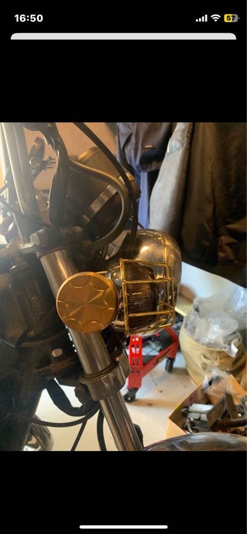 オークションスタート！GT380 ウィンカー　ガード　当時物　キジマ？　希少