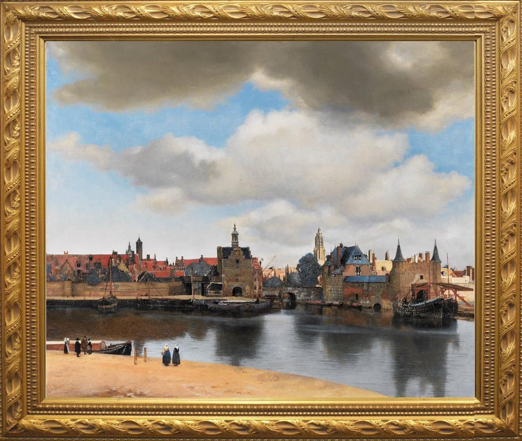 ヨハネス・フェルメール『デルフト眺望』 1660年 34×28 複製画 - メルカリ