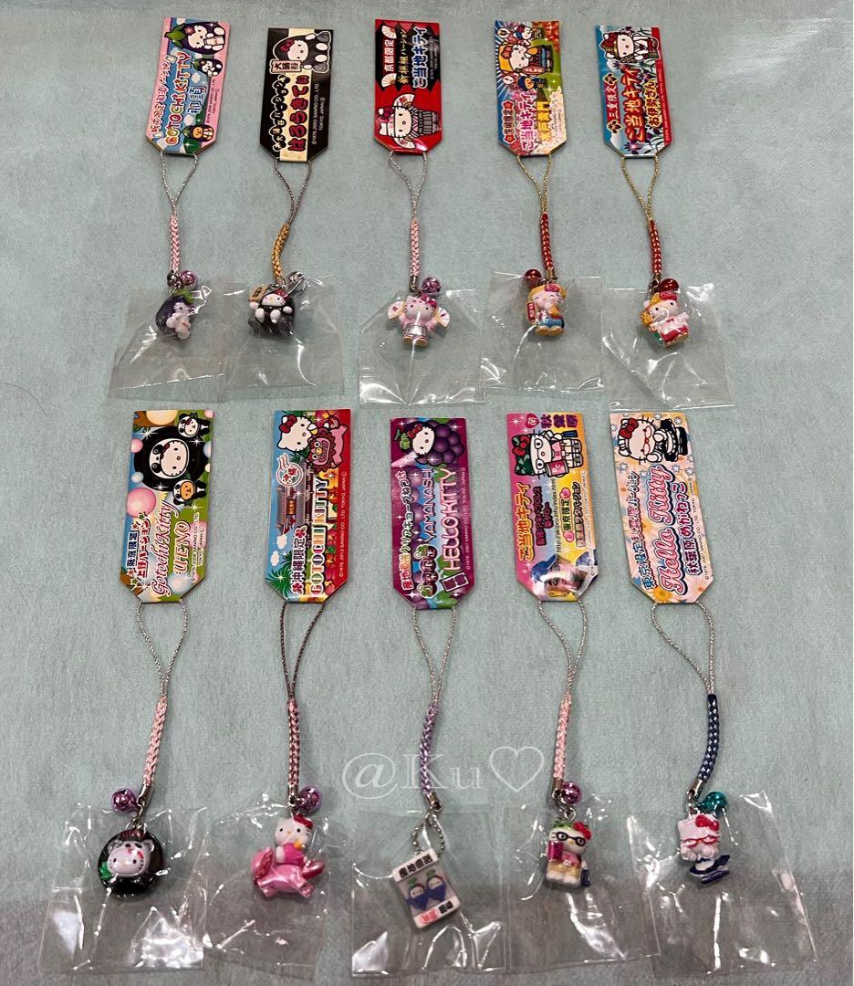 【未使用】ご当地キティ 根付け ストラップ 10個セット 6