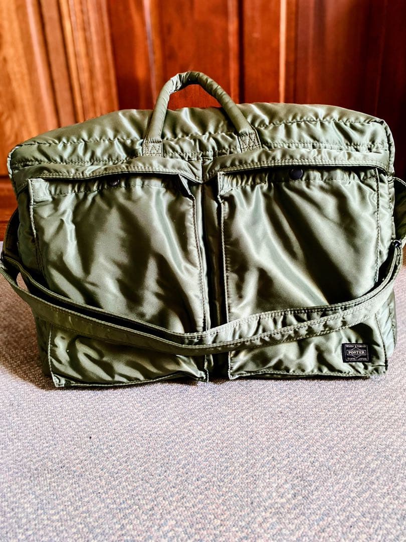 希少モデル　ポーター　セージグリーン　タンカー吉田カバン　ボストンバックLサイズ