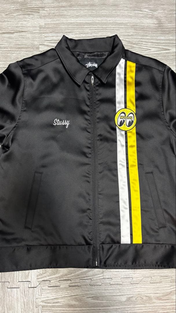 ステューシーMOONEYESコラボレーシングスカジャン