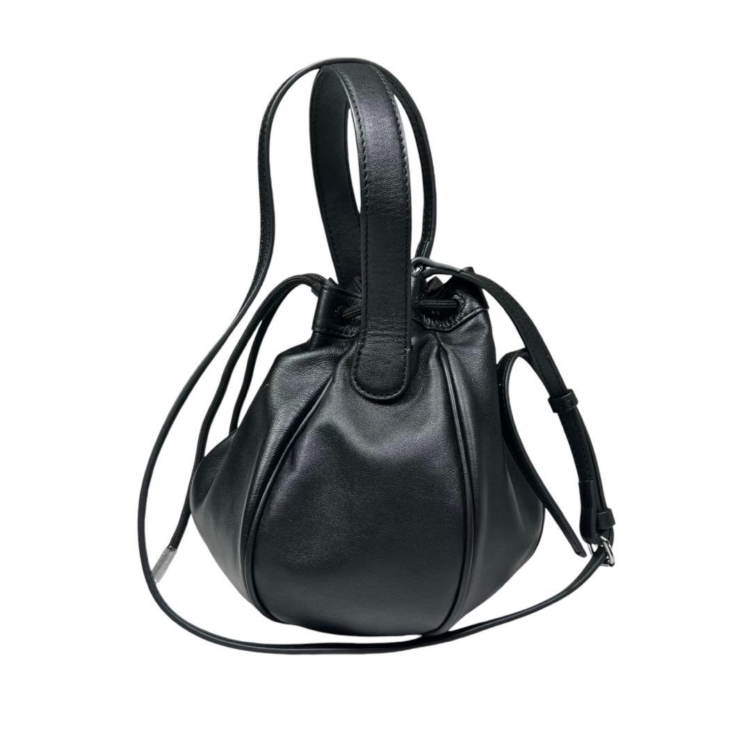 美品 DIESEL ディーゼル NELLI ネリー バケット 巾着バッグ D金具