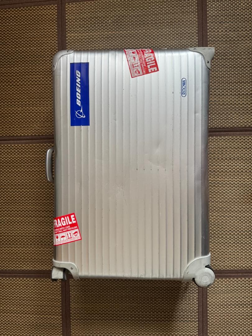 大幅値下・廃番青ロゴ・希少トップハンドルモデル・RIMOWA （98〜100L） 大幅値下・廃番青ロゴ・希少トップハンドルモデル・RIMOWA （98〜100L