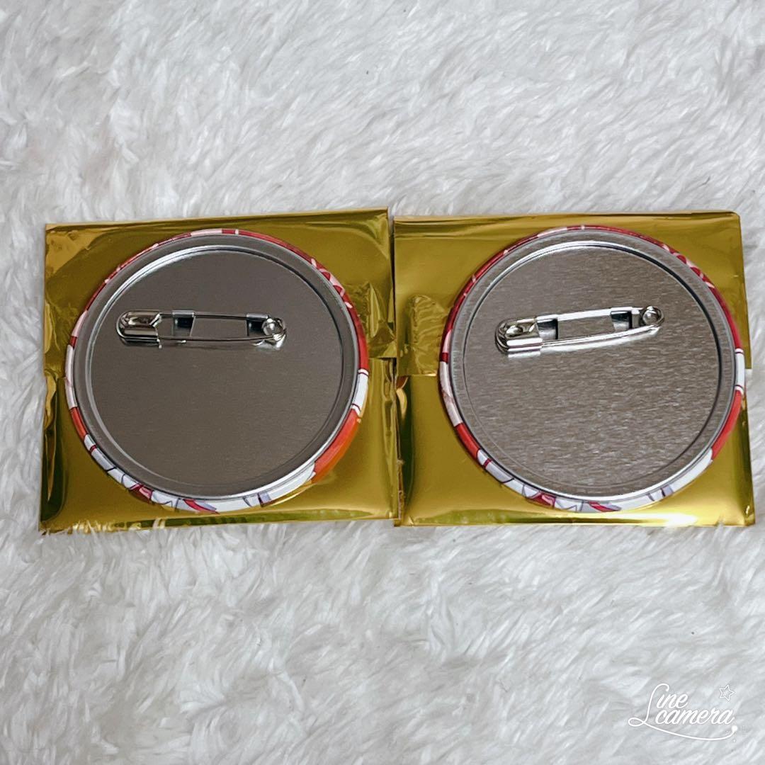 2点セット ゆあんくん 缶バッジ カラフルピーチ からぴちパラダイス