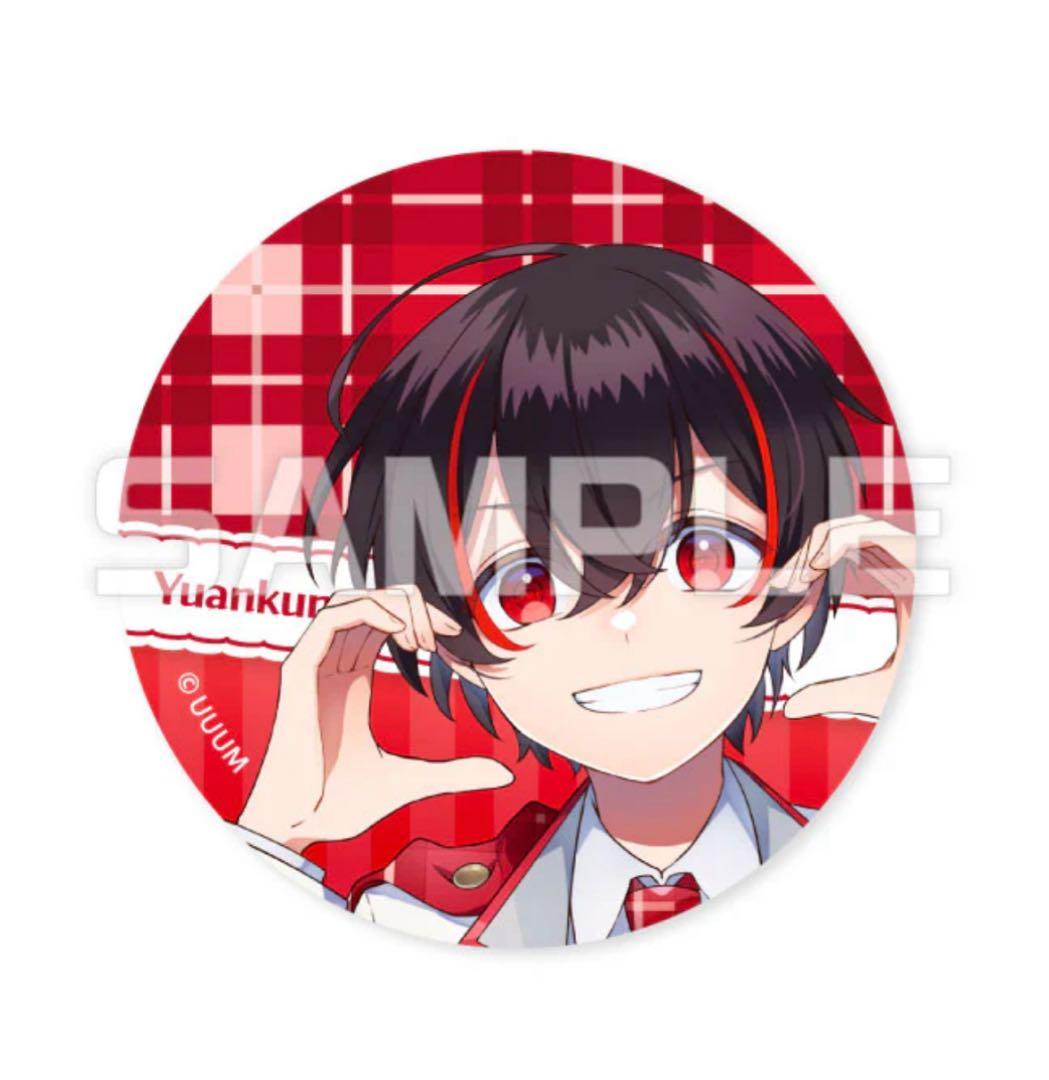 2点セット ゆあんくん 缶バッジ カラフルピーチ からぴちパラダイス