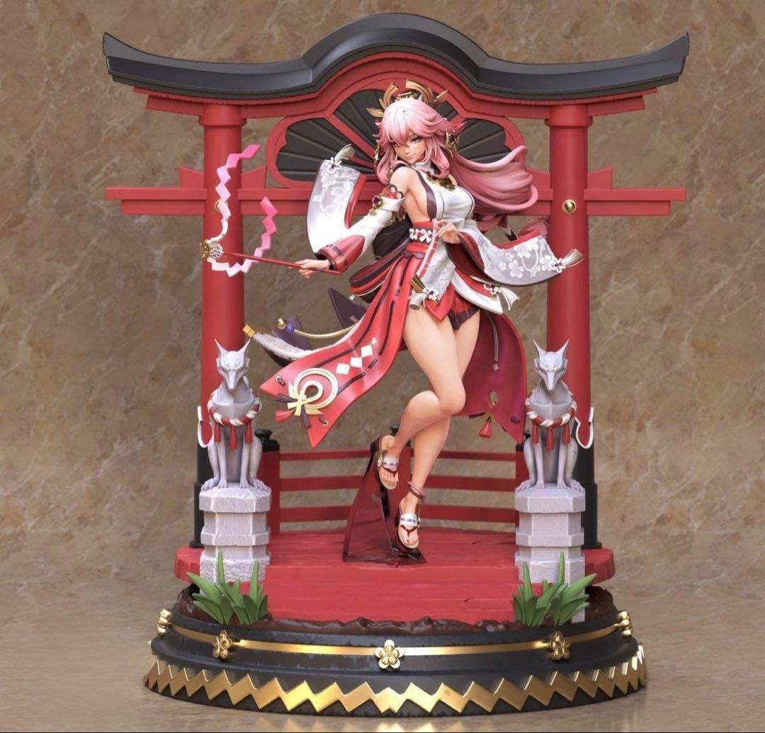 原神 八重巫女 ガレージキット 未塗装未組立 1/7 フィギュア 美女 美