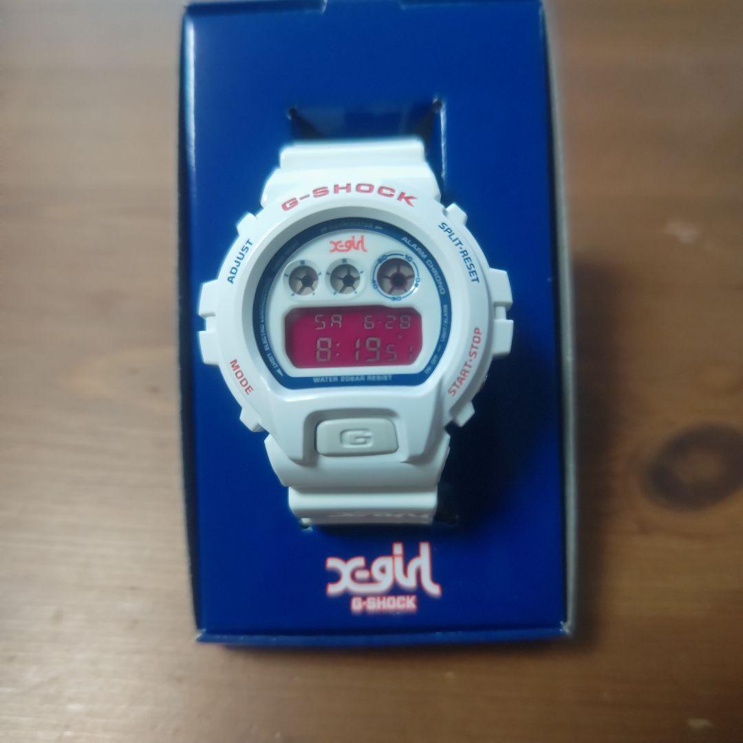 x-girl G-SHOCK デジタル腕時計 ホワイトDW-6900