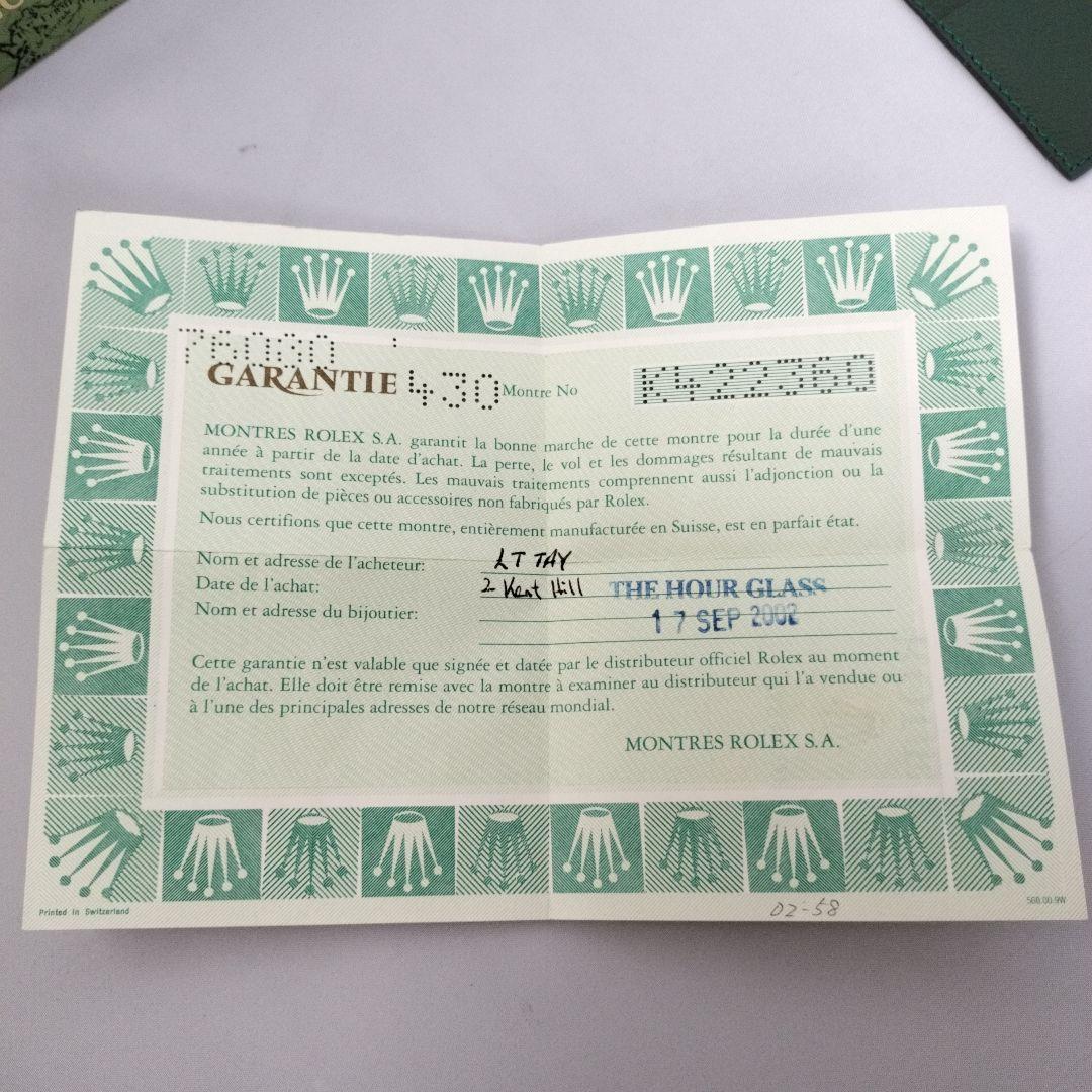 ROLEX 空箱 保証書・付属品セット 純正 - メルカリ