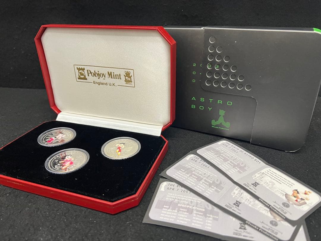 【 鉄腕アトム10ドル銀貨 】 銀貨セットSILVA 925