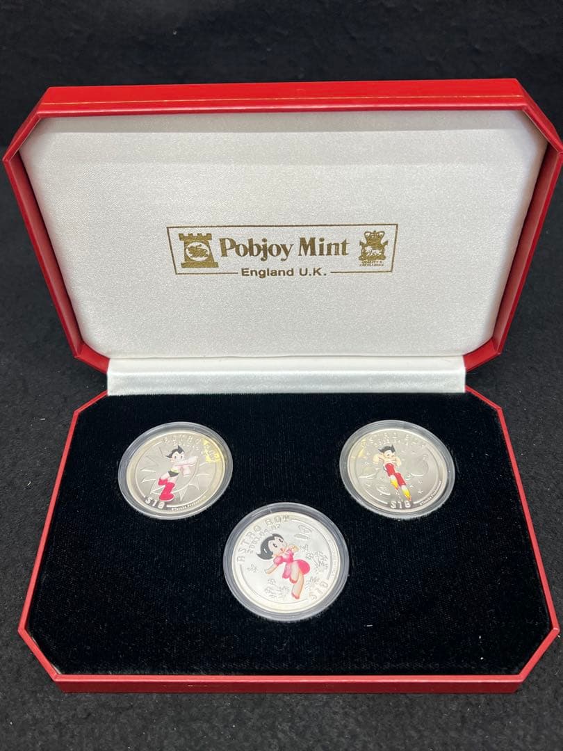 鉄腕アトム10ドル銀貨 】 銀貨セットSILVA 925