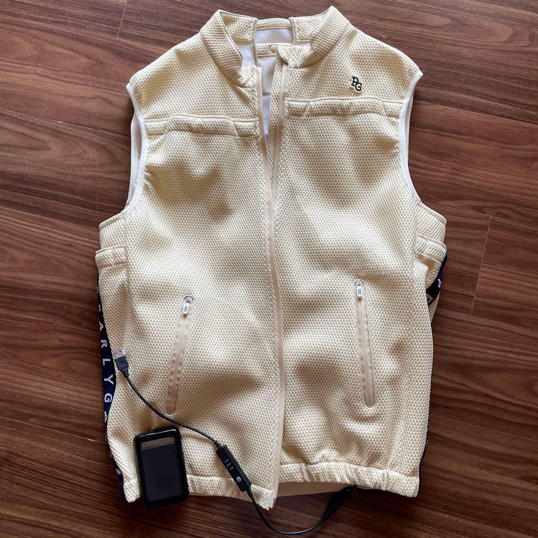 PEARLY GATES メッシュファン付きベスト Lサイズ