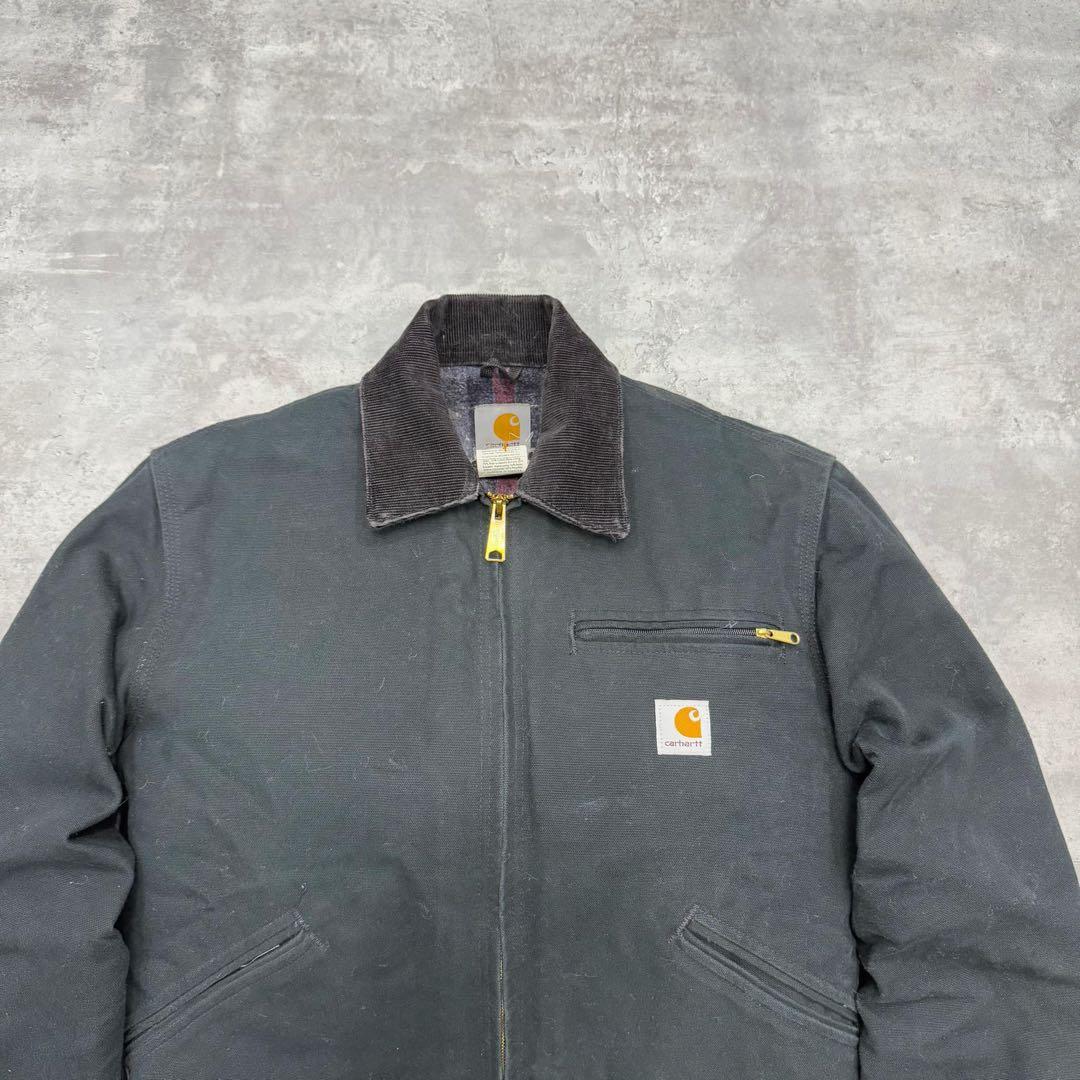 Carharttカーハートデトロイトジャケット j01 BLK USA製 - メルカリ