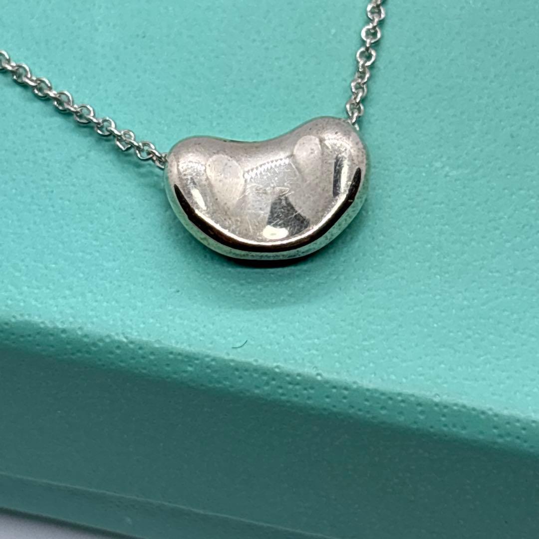 美品 ティファニー ネックレス ビーン 豆 シルバー 925 刻印 - メルカリ