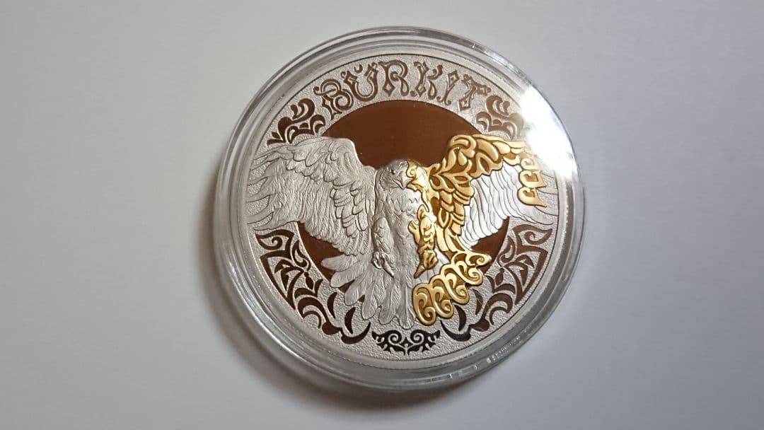 カザフスタン・ディアーコイン (シルバープルーフ？) 鹿 2020年