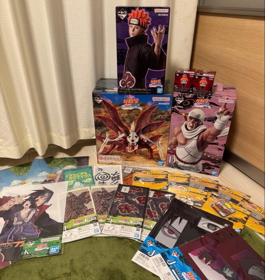 一番くじ NARUTO C賞 D賞 ラストワン賞　フィギュア セット