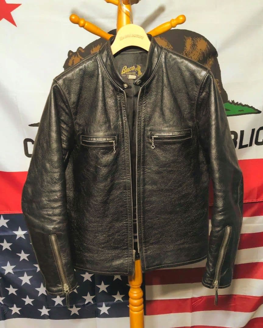 リアルマッコイズ ライダース Buco J-100 黒芯 40　美品