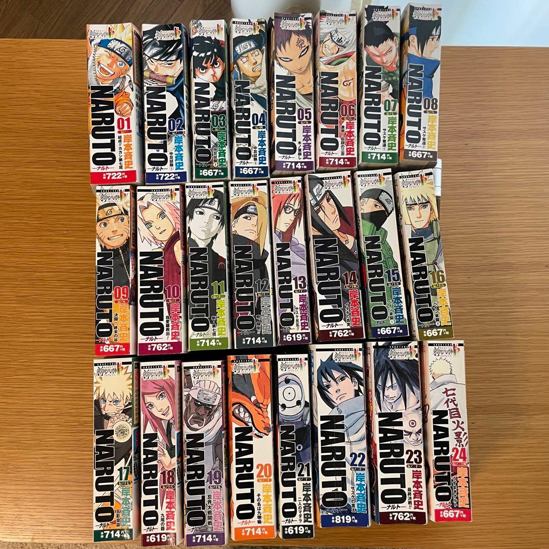 NARUTO ナルト 全24巻セット(コンビニ版) 岸本斉史 - メルカリ