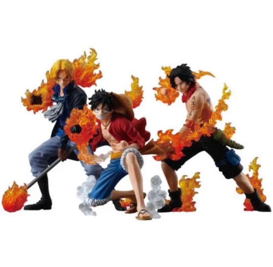 ワンピース 炎の三兄弟 ルフィ サボ エース フィギュア 3体セット