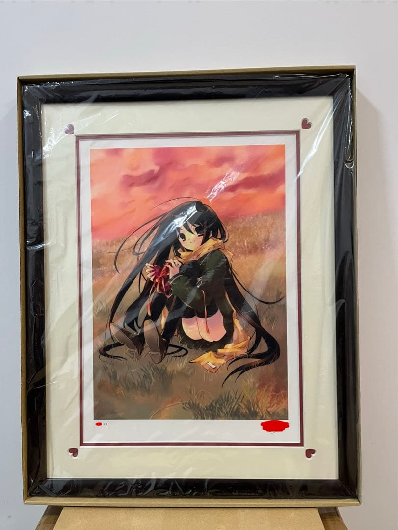 灼眼のシャナ 版画 複製原画 直筆サイン 100限定