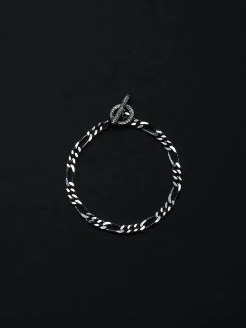 アクセサリー Figaro Wide Chain Bracelet