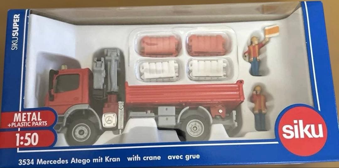 siku メルセデス・アテゴ クレーン付き 1/50スケール