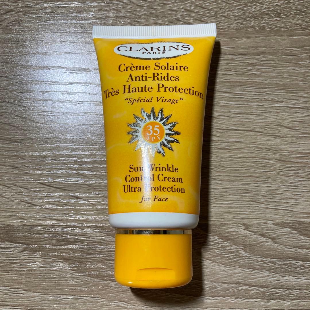 未使用　CLARINS 日焼け止めクリーム　SPF35 75ml