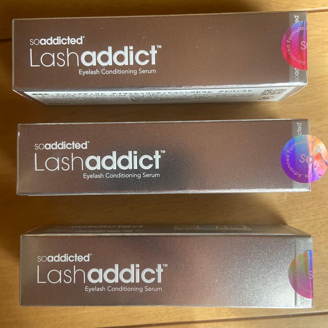 在庫処分　soaddicted Lashaddict まつ毛美容液3本セット