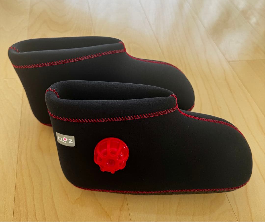 CLOZ 湯たんぽ 足用 ショートタイプ 【Sサイズブラック】クロッツ