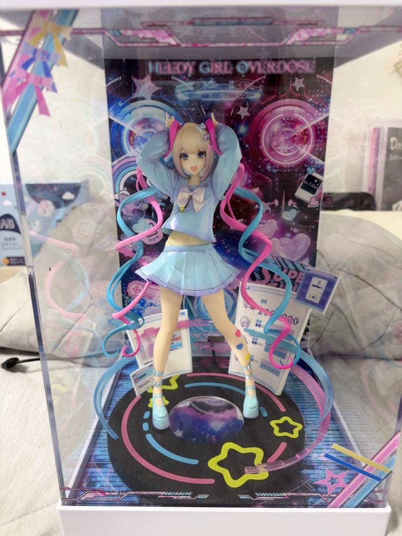超てんちゃん　apex フィギュア　（海外産アクリルケース付き） 特典】NEEDY GIRL OVERDOSE 超絶最かわてんしちゃん 1/7 完成品