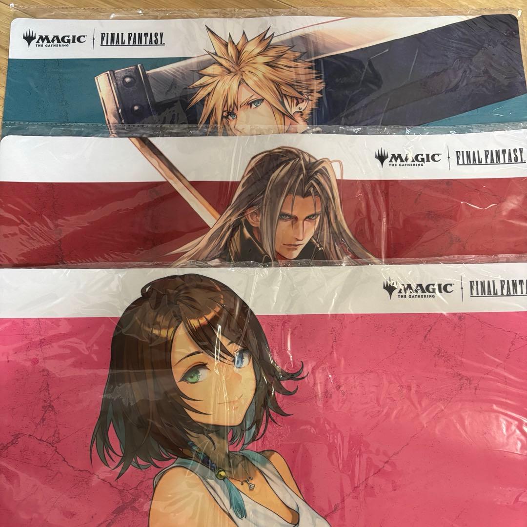 ユウナ　セフィロス　クラウド　プレイマット 3種セット