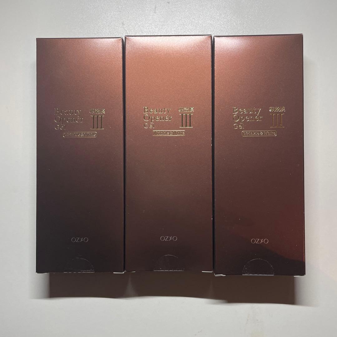 オージオ ビューティーオープナージェル リンクル&ホワイト 50g×3本 ③