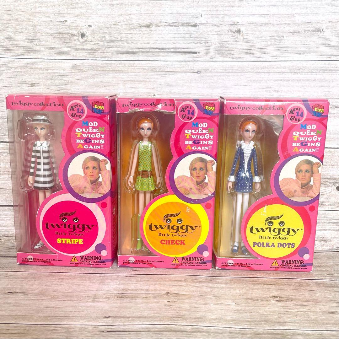 メディコムトイ little twiggy ツイッギー フィギュア 3体セット
