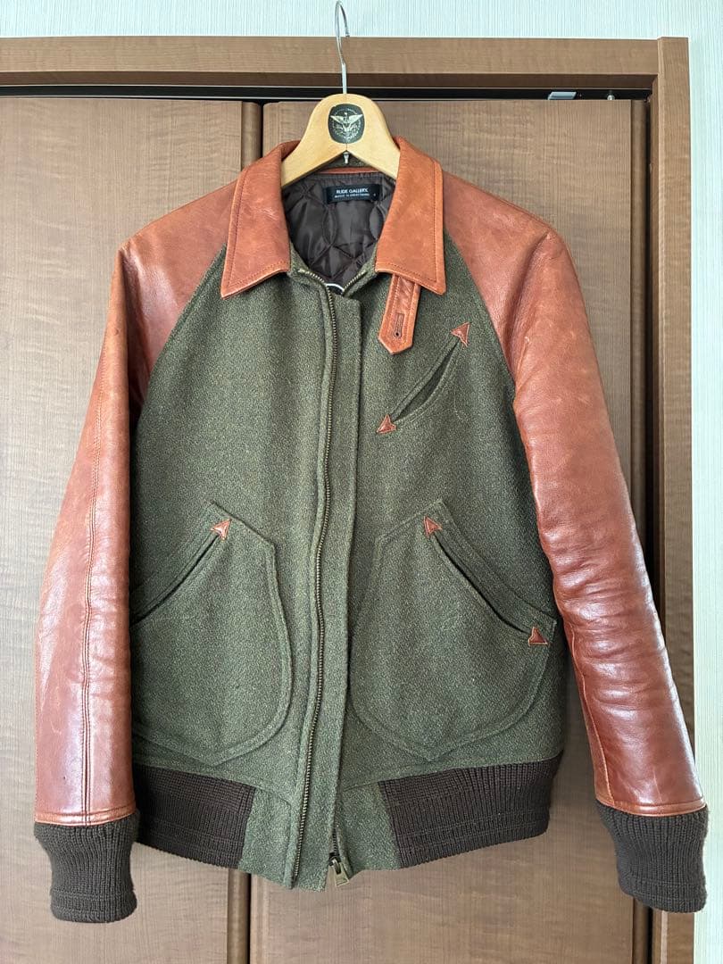 RUDE GALLERY ウールレザージャケット