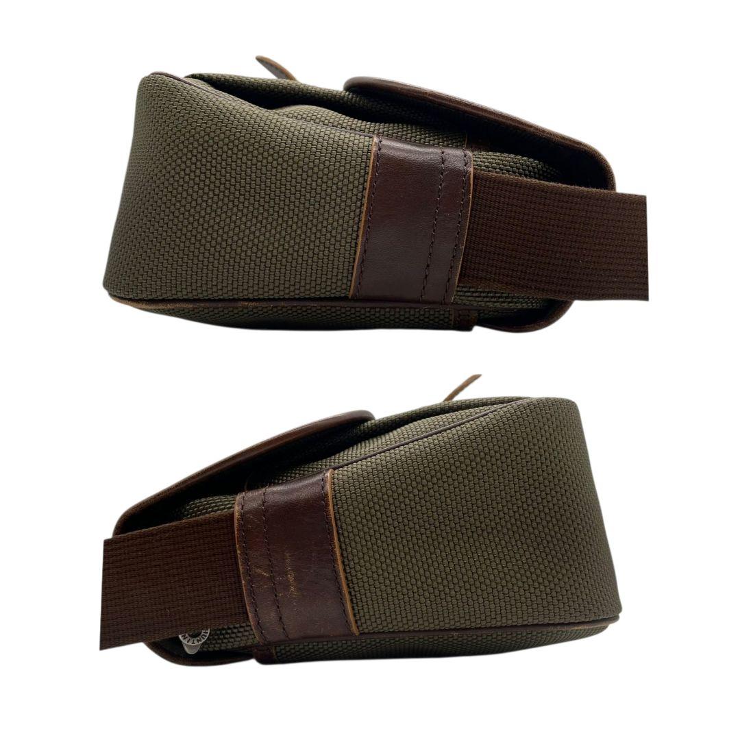 ハンティングワールド ショルダーバッグ 緑 サファリ 斜め掛け可 s67