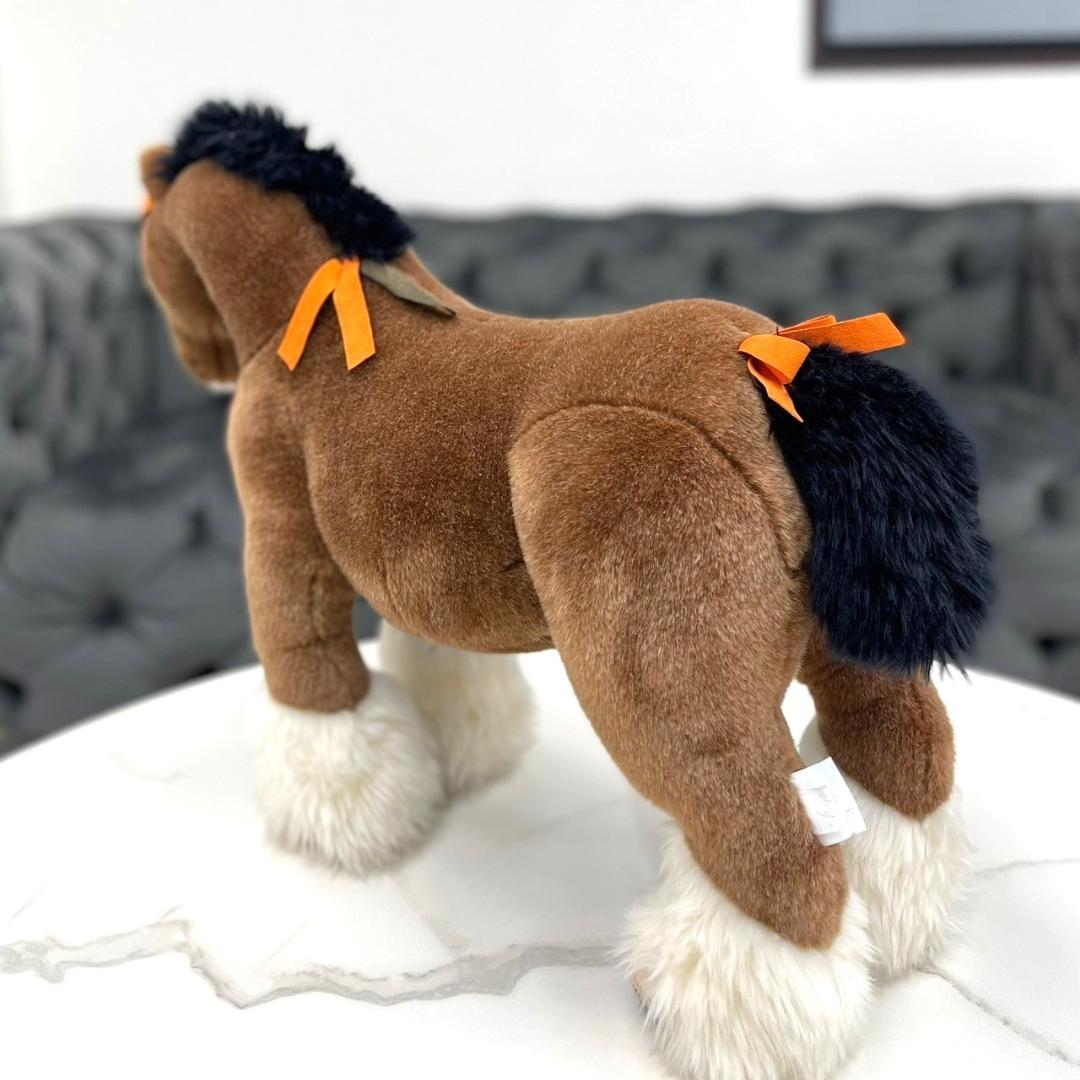 美品☆ エルメス エルミーGM ぬいぐるみ ブラウン 馬 レア - メルカリ