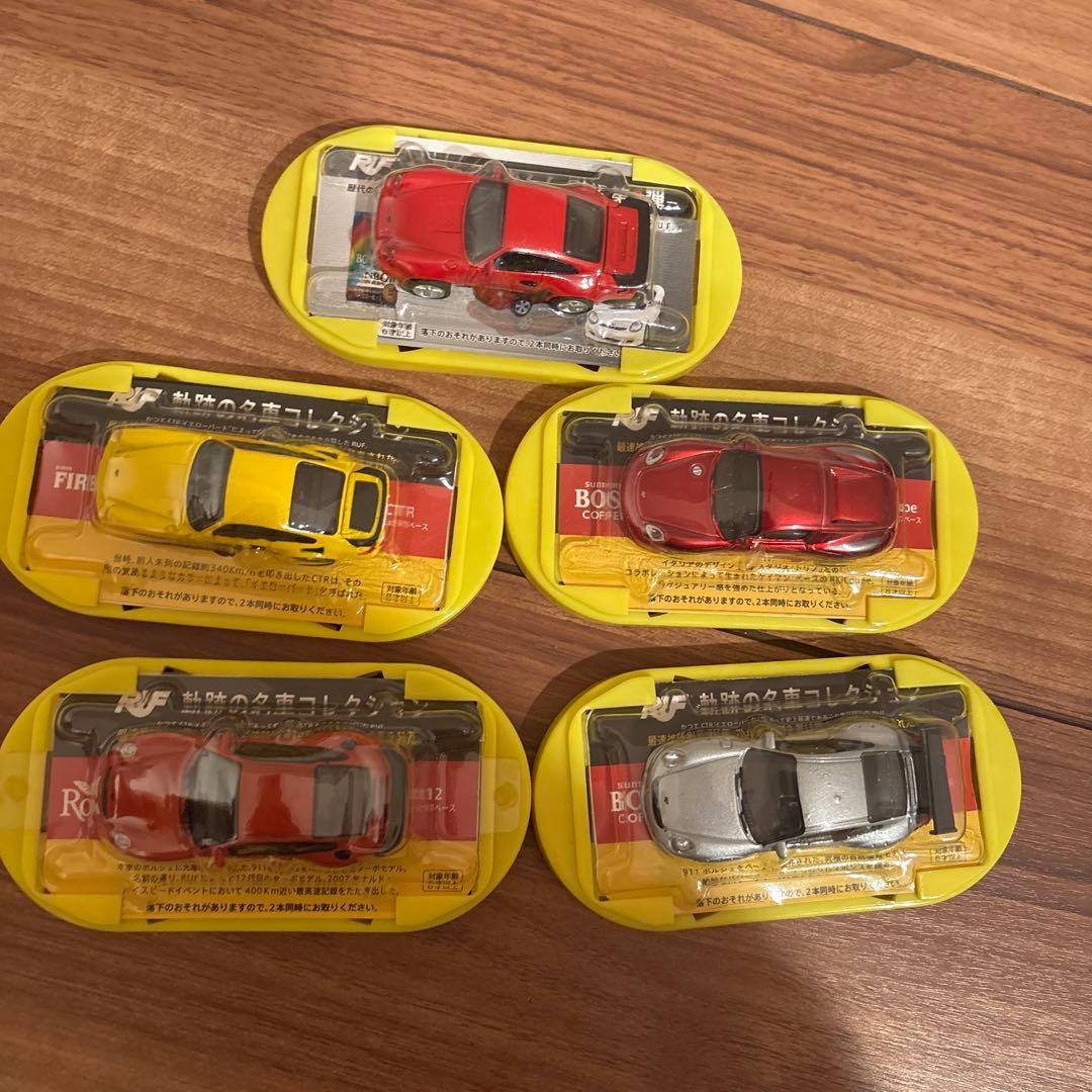 UCC.BOSS.ワンダ軌跡の名車コレクション ミニカーポルシェ、RUF