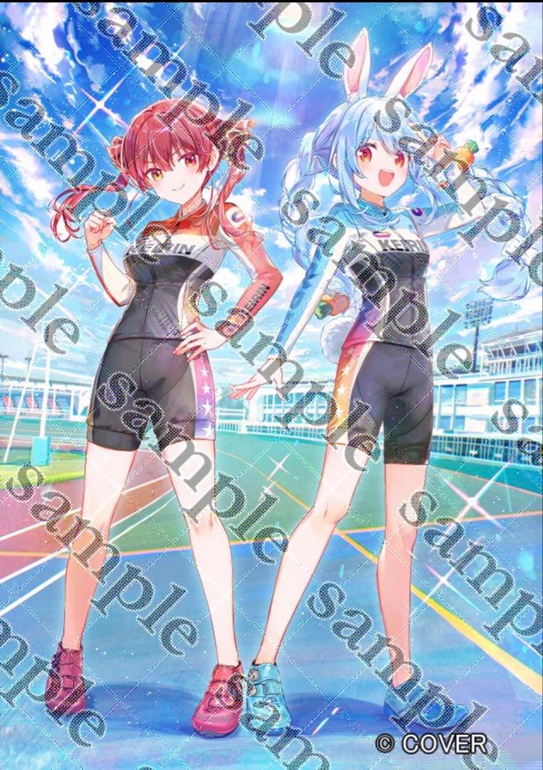 当選通知書付 兎田ぺこら 宝鐘マリン 限定 競輪 アクスタ アクリル