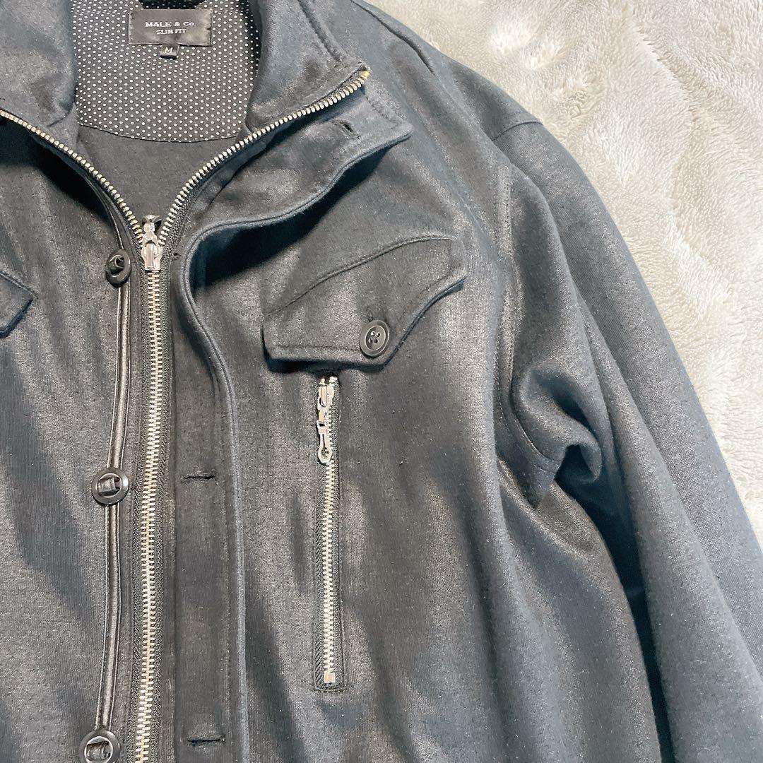 y2k 00s 平成ギャル ジャケット ギミック ジップ ミリタリー グランジ