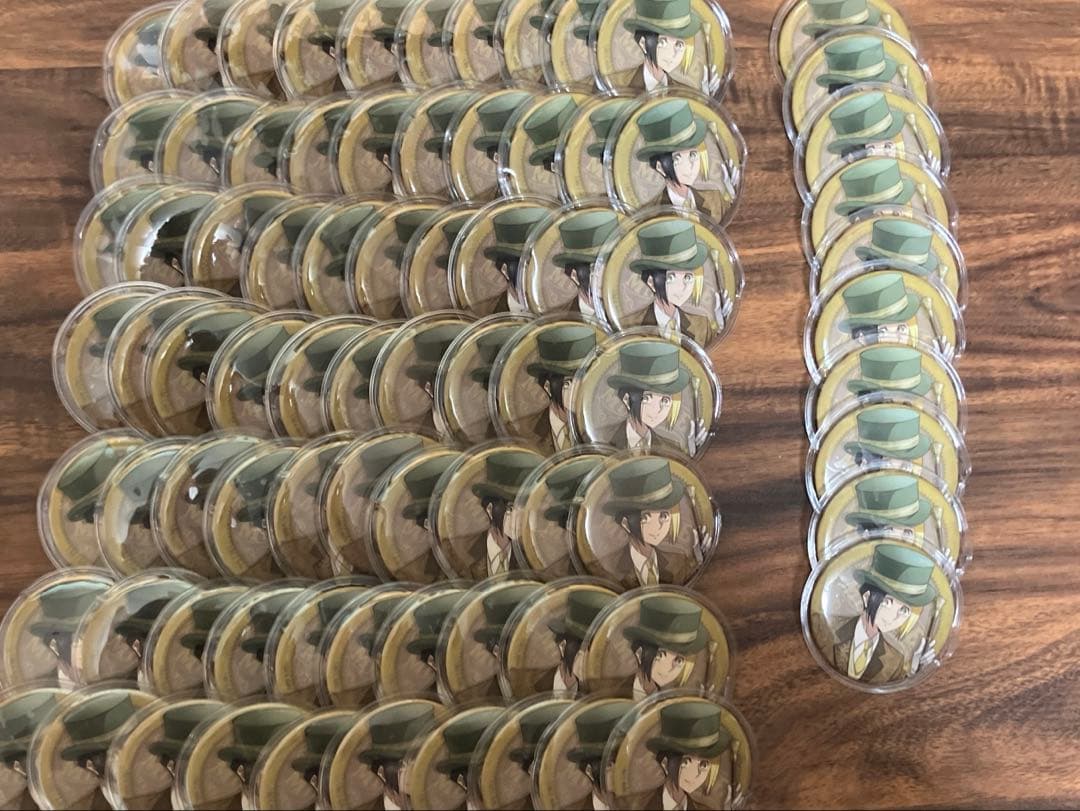 マッシュル フィン クリーム色の研究 缶バッジ 80個 マッシュル-MASHLE-_ぷかっしゅ缶バッジ/フィン・エイムズ | 公式