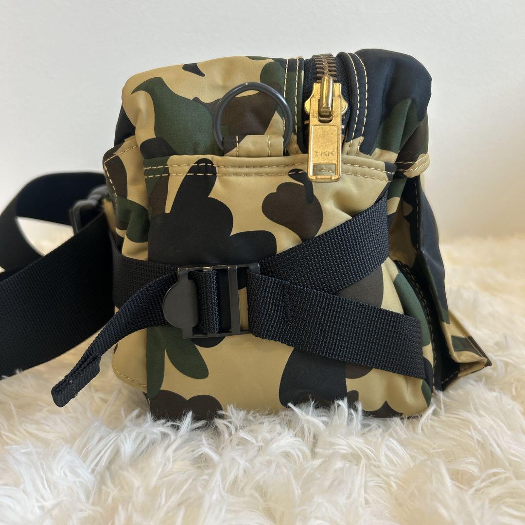激レア⭐︎PORTER×BAPE CAMO ウエストバッグ ポーター エイプ 美品