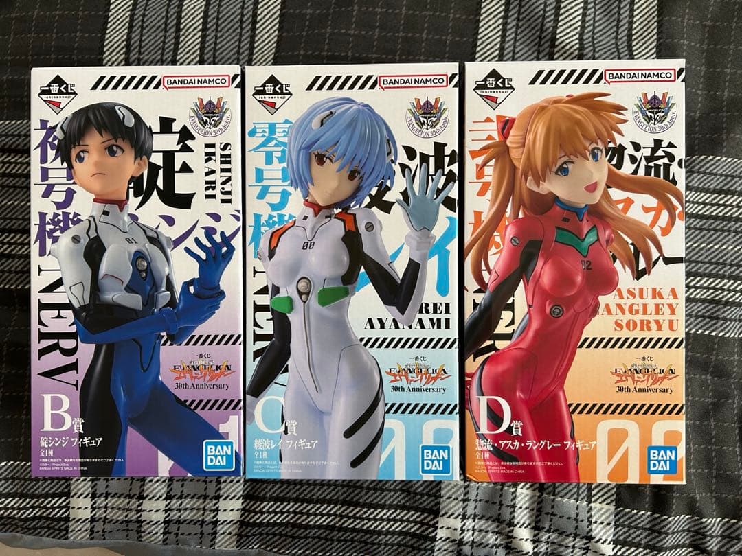 エヴァ1番くじ　B C D賞セット売り