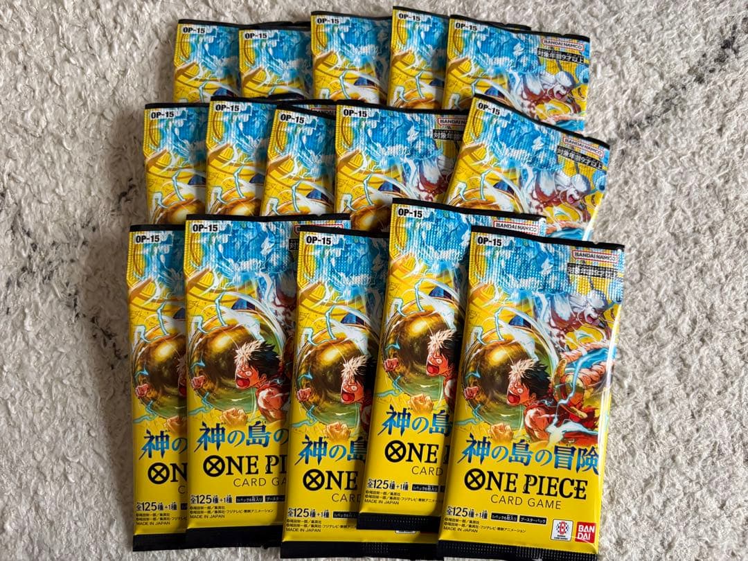 即発送】ワンピースカードゲーム 神の島の冒険 バラパック15p - メルカリ