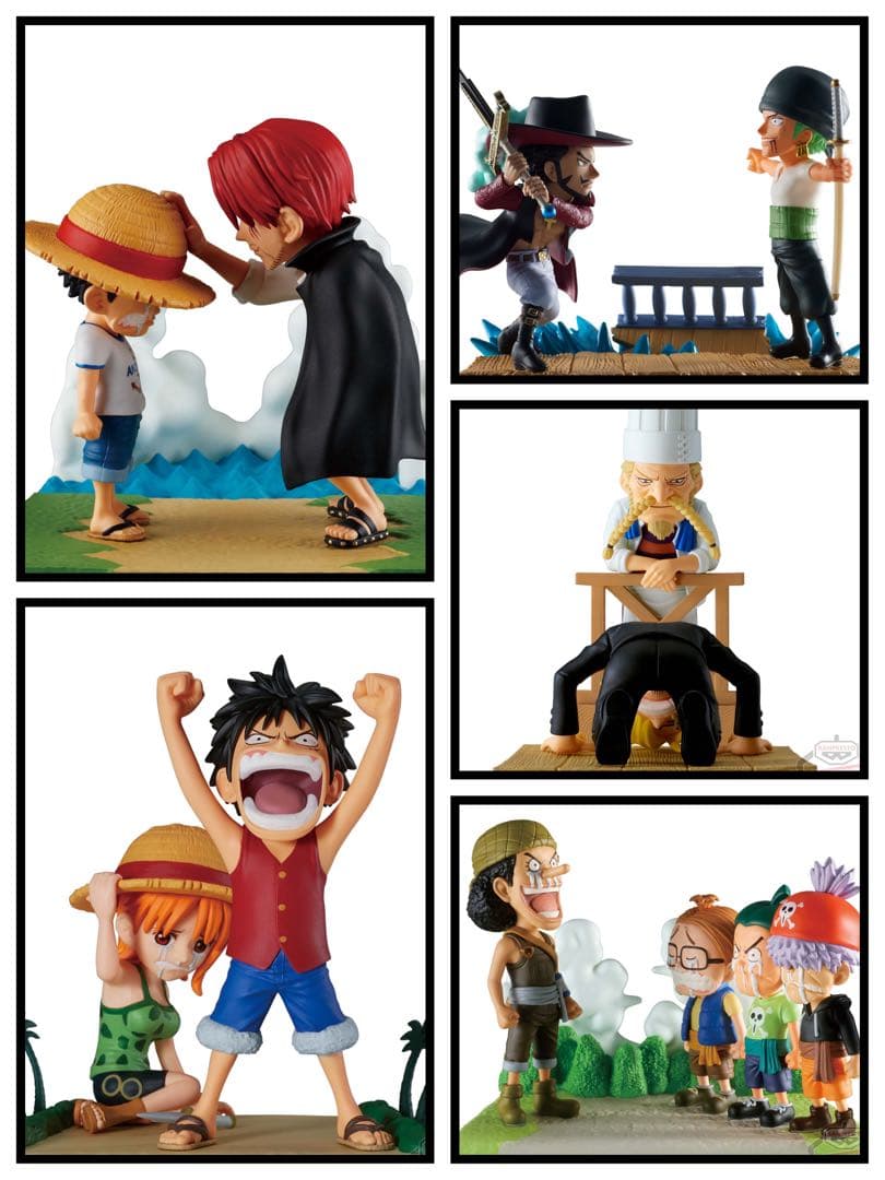 ワンピース【ワールドコレクタブルフィギュア ログストーリーズ 5個