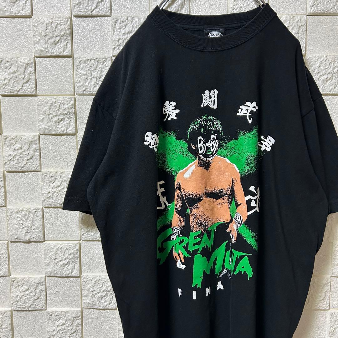 グレートムタ 引退記念 BYE-BYE 限定 Tシャツ 武藤敬司 - メルカリ