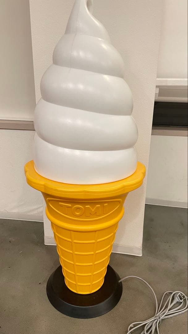 ソフトクリーム看板 スジャータ TOMI 昭和レトロ 業務用 ライト 置物 2026年最新】tomi ソフトクリームの人気アイテム - メルカリ